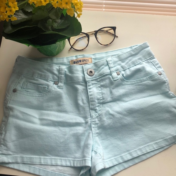 Blue Spice Pants - Blue Spice Teal Shorts
